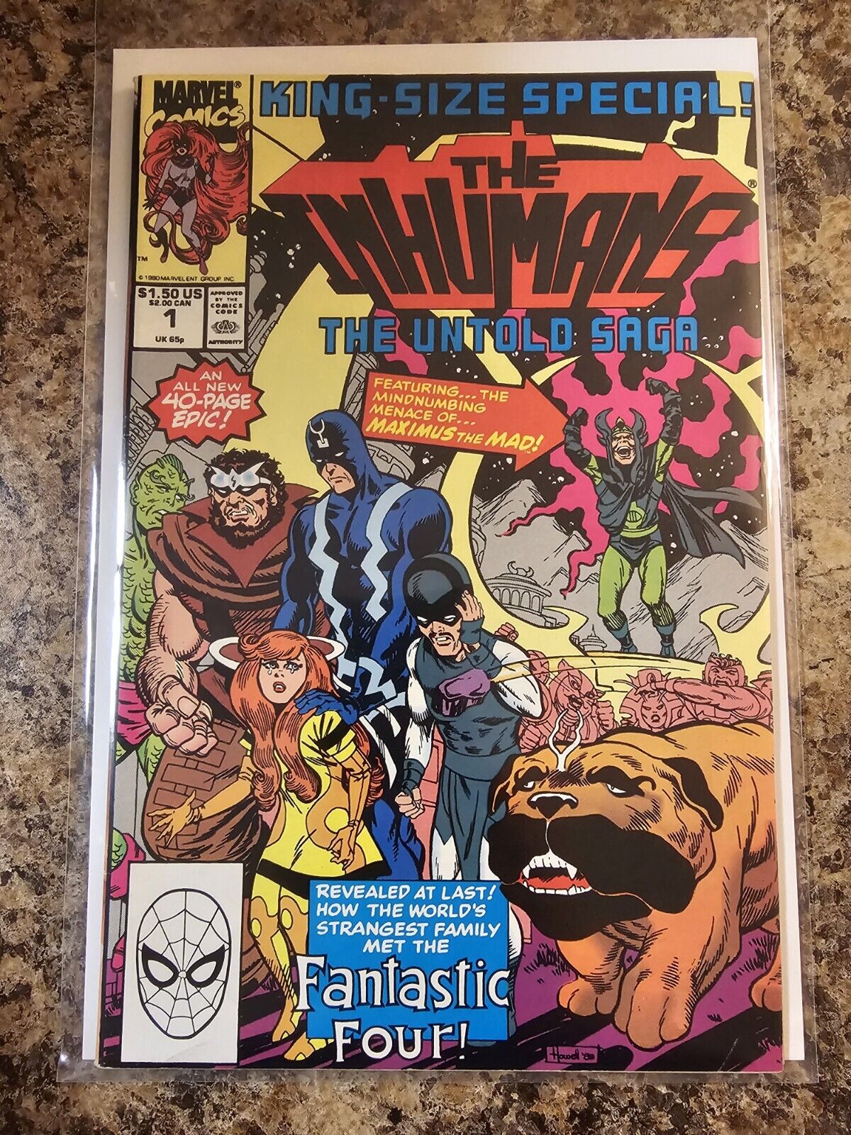 The Inhumans #1 (1990) King Size Special Untold Saga Marvel Comics VF-NM 