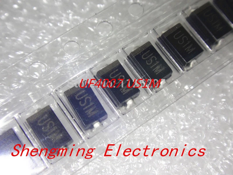 20pcs US1M UF4007 1A 1000V SMA Rectifier Diode Fast Recovery Diode DO-214AC - Bild 1 von 1