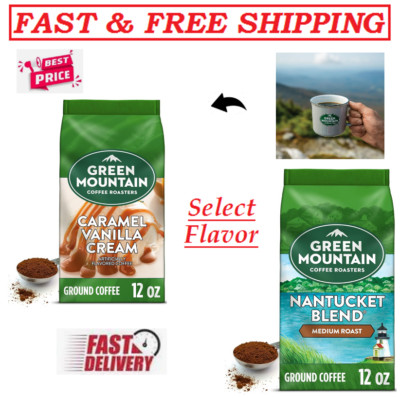 Green Mountain Coffee Roasters,Caramel Vanilla Cream,Ground Coffe(Select Flavor)