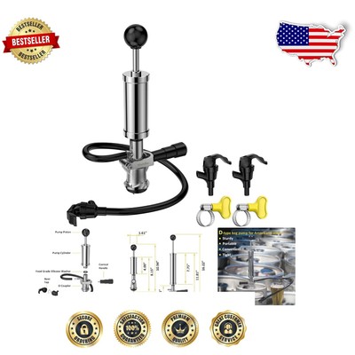 Compact and Lightweight Keg Party Pump - Ideal for Outdoor Events and Picnics