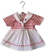 Vtg little girl dress Size m