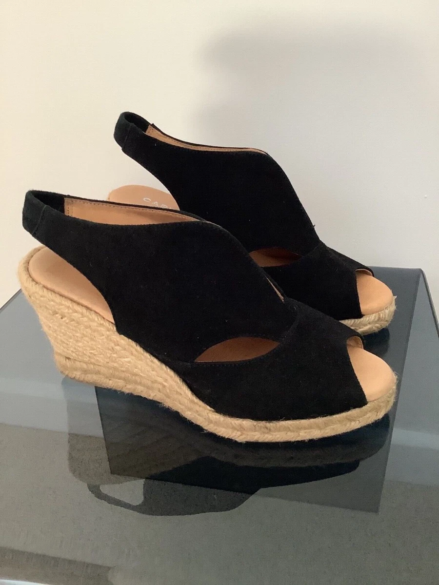 Carvela black wedge sandals 2025