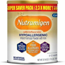 Enfamil Nutramigen Hypoallergenic Baby Formula With Iron Exp. 1/2026 FreeShip 