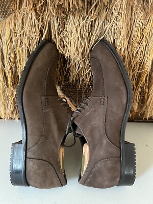 Cole Haan Mens Size 10.5 M NikeAir Brown Suede Leather Dress  display picture 1