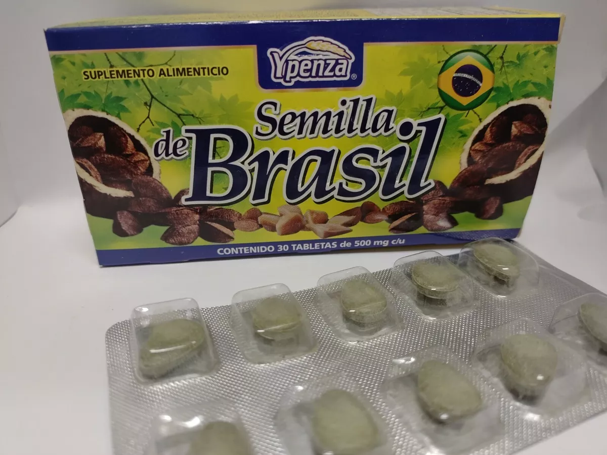 Semilla De Brasil Original Ypenza, 30 Tablets