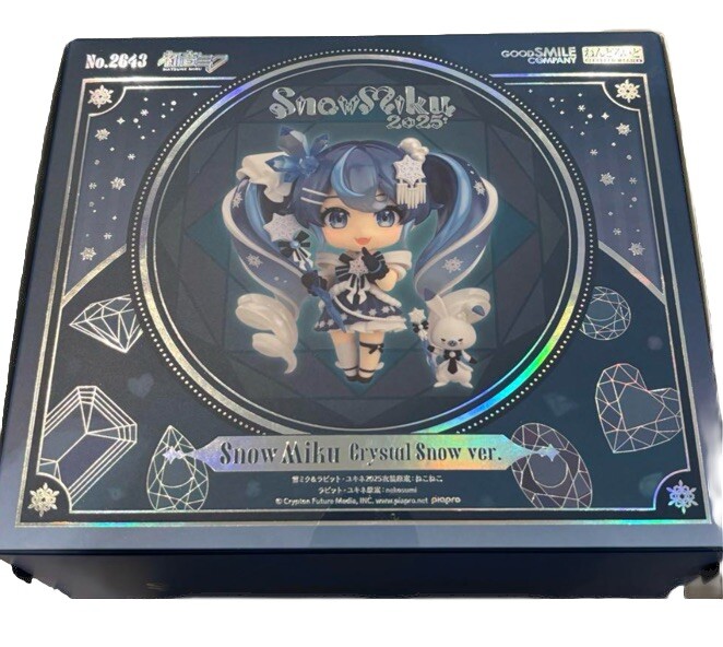 ねんどろいど　 Miku 2025 Crystal  ver. Miku Hatsune, Snow Miku, Nendoroid 2025, Crystal Snow Ver