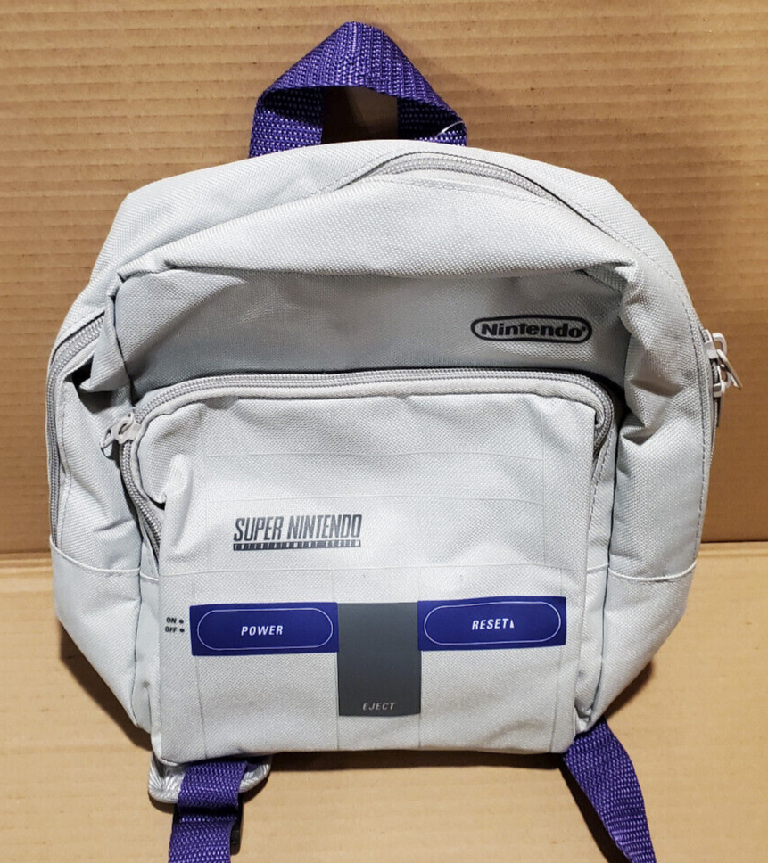Super Nintendo Culturefly Mini Backpack Bag SNES 9x10 2017 With
