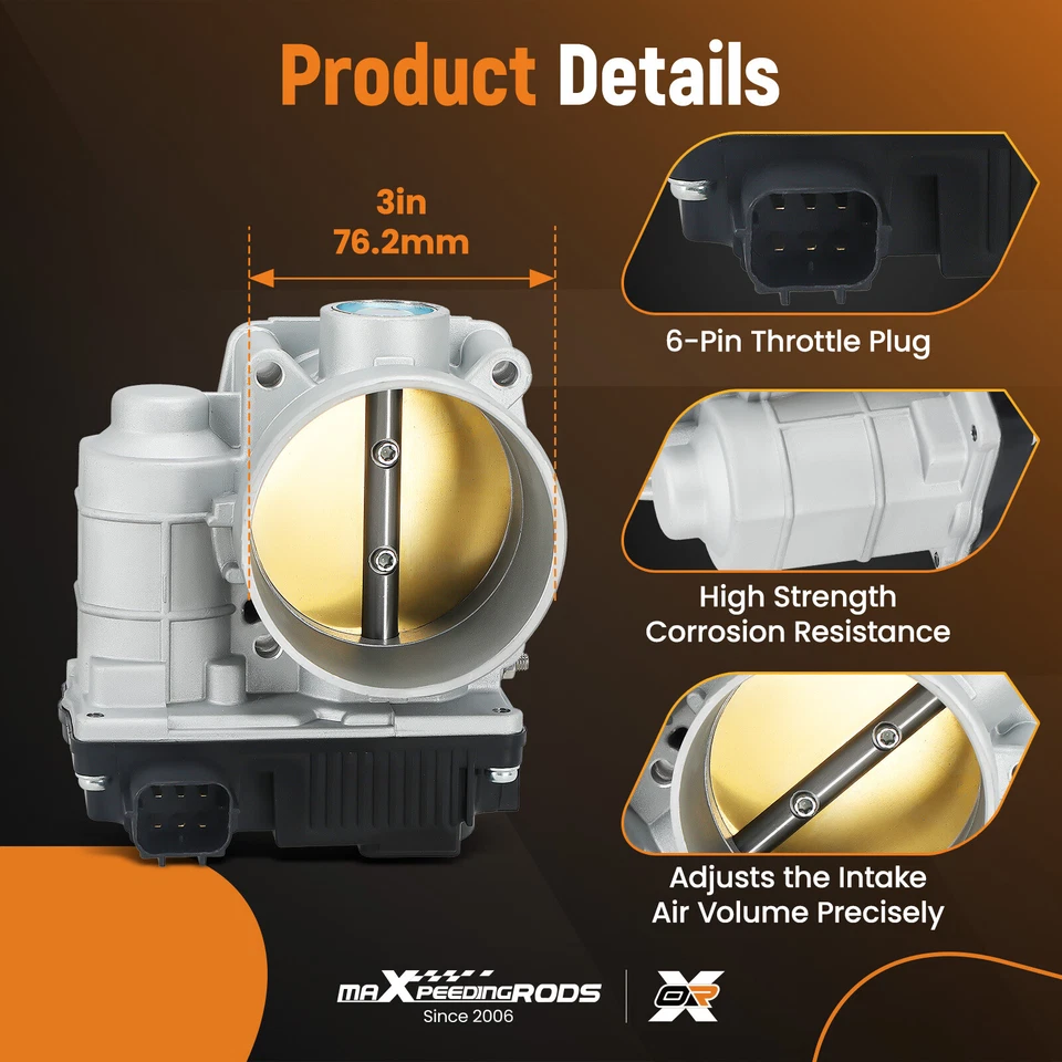 Cuerpo del acelerador para Nissan Máxima V6 3,5 L 2002-2008 Infiniti G35 2003-2007 S20058 Foto 4 de 4