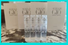 4 x Giorgio Armani ACQUA DI GIO Toilette Men's Cologne SAMPLE VIAL Sprays Set