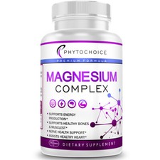 Magnesium Complex 400mg High Absorption, for Memory, Focus, Better Sleep, 90ct
