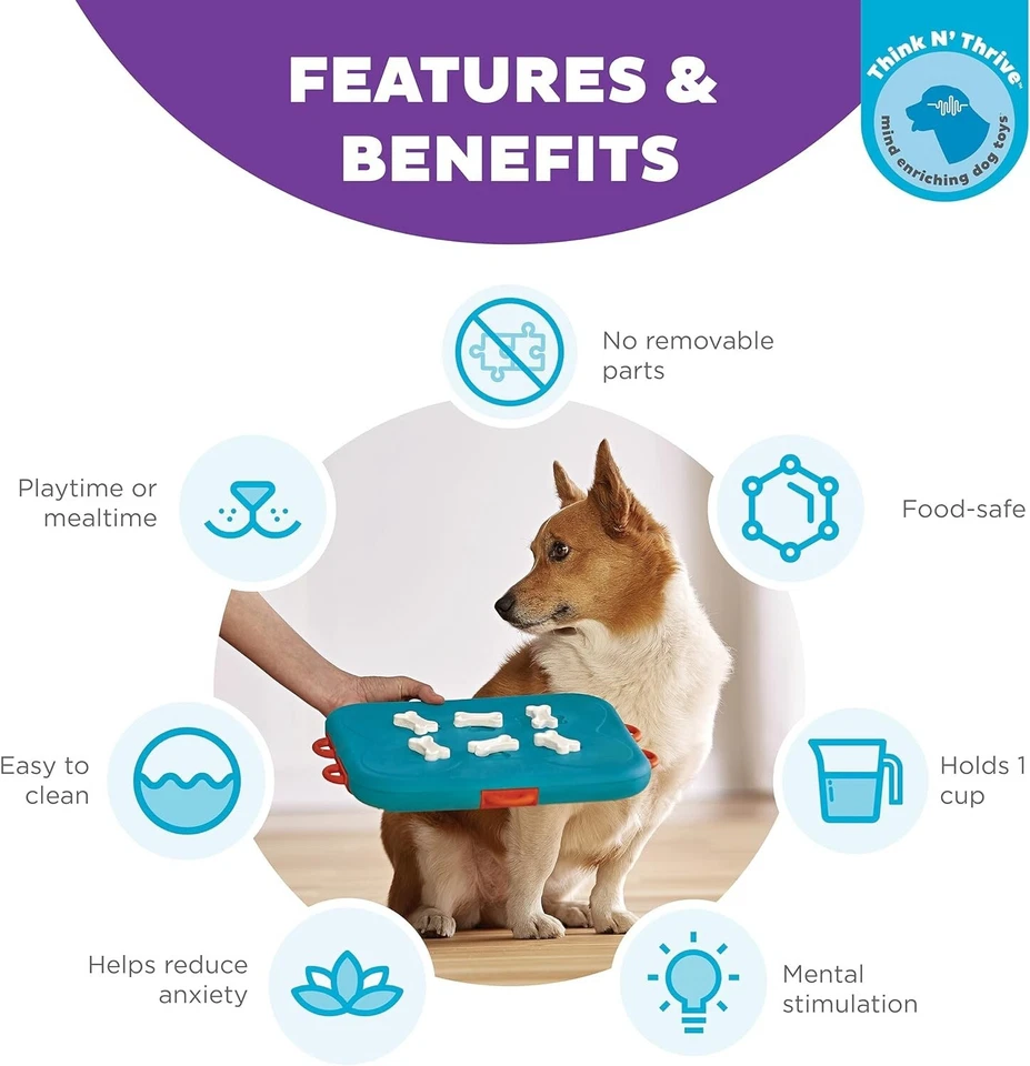 Dog Boredom Buster - Casino. Advanced Treat Dispensing Game. Mental Stimulation. - Image 2 of 4