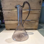 Blenko Vintage Eggplant Purple/Amethyst Emerald Hand-Blown Glass Decor