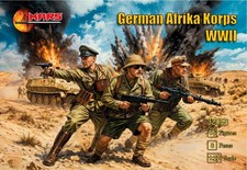 MARS 32056 WORLD WAR II GERMAN AFRIKA KORPS WWII 15 FIGURES KHAKI