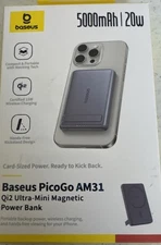 Baseus Picogo Am31 Qi2 Ultra - Mini Magnetic 5000mAh + 20W Fast Wired Charger