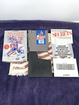 Blades of Steel (Nintendo NES, 1988) COMPLETE UNTESTED DAMAGED SEE PHOTOS