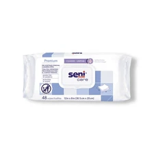 Seni Care Personal Cleansing Wipe 8 x 12" S-WR48-C11 1 Pack 48 Wipes