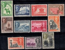Côte de l'Or 1948 Mi. 120-129,131 Neuf ** 100% Roi George VI, CULTURE