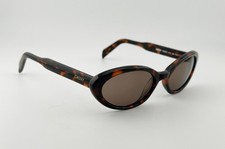 Vintage DKNY 7803S 214 Dark Tortoise Women's Designer Sunglasses, Brown Lens