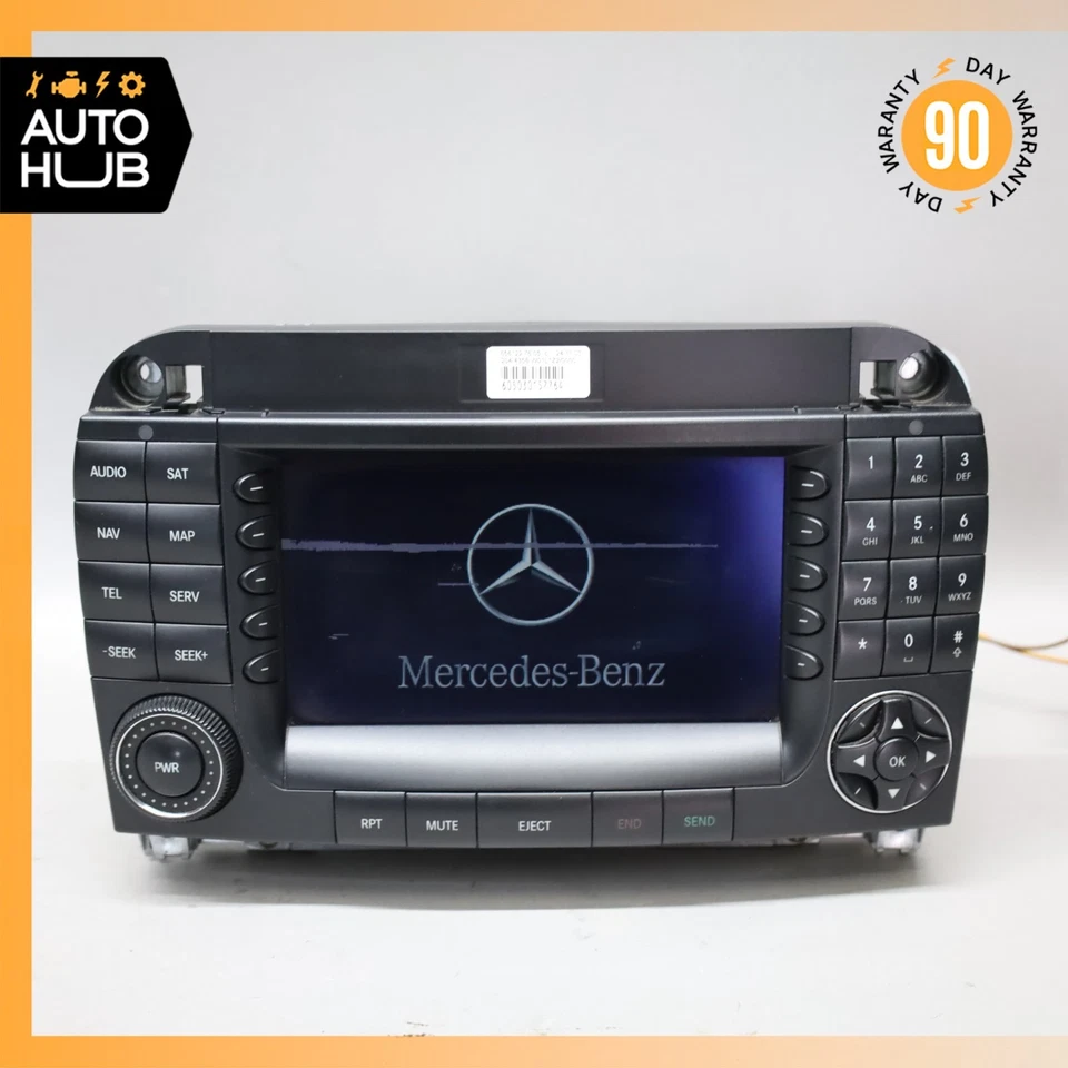 04-06 Mercedes W215 CL500 S430 навигационный командный командный головной блок GPS CD OEM - Изображение 2 из 4
