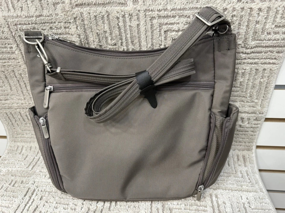 Travelon Anti-Theft Classic Crossbody Bucket Bag NWT - Image 2 of 4