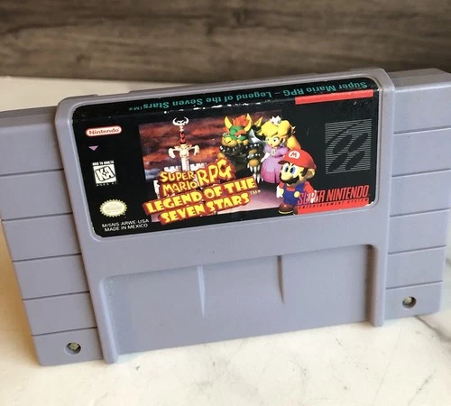 Super Mario RPG: Legend of the Seven Stars Super Nintendo SNES Authentic TESTED