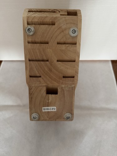 JA Henckels International Wood Wooden Knife Block Holder 10 Slots Block Only - Picture 6 of 8