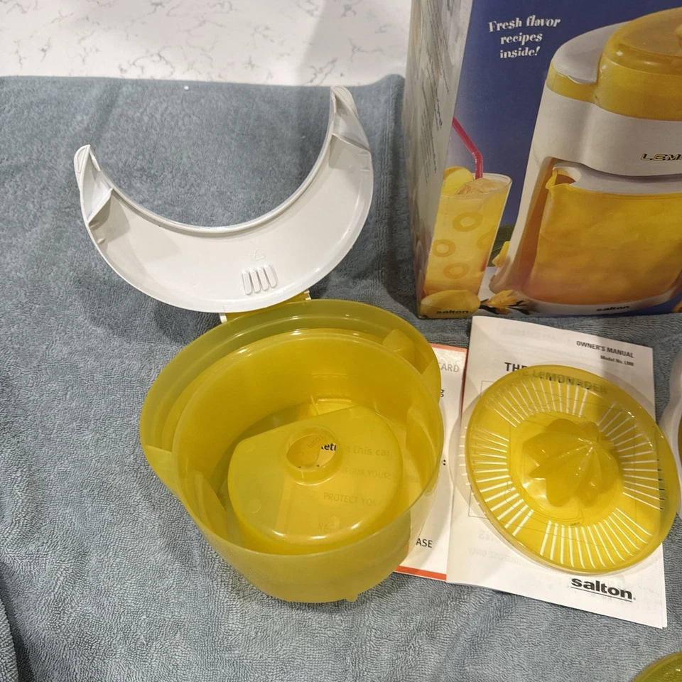 Máquina de limonada THE LIMONADER de Salton casera fresca rápida fácil 2,5 cuartos nueva en caja Foto 4 de 4