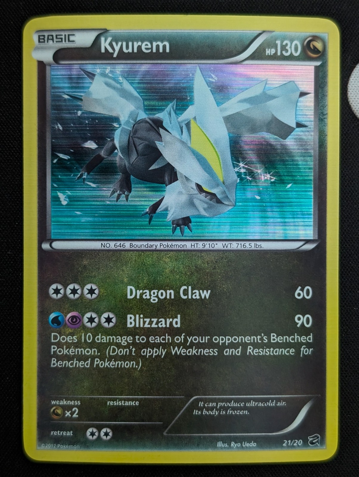 Kyurem 21/20 Dragon Vault Holo Pokemon TCG NM