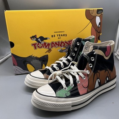 Tom & Jerry x Converse Chuck 70 High 'Oversized Print' Unisex Shoes A15110C NEW