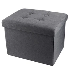 OTTOMAN STORAGE OTTOMAN FOOTREST STOOL SMALL OTTOMAN WITH STORAGE FOLDABLE OTTOM