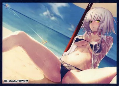 Shirozumegusa Fate Grand Order Jeanne Alter Card Sleeve Comic1 2017