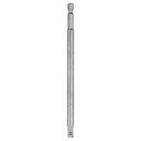 "Schlag-Stecknussadapter 1/4\" Antrieb 5,9\" Lang Silber"