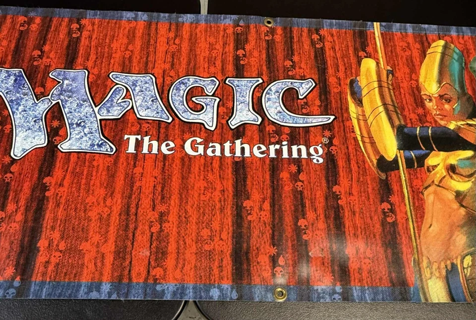 Vintage Magic the Gathering Portal Vinyl Banner 56 x 23 Very Rare Promotional! - Image 3 of 4