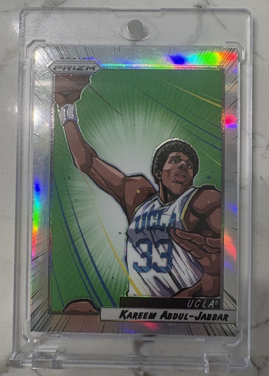 Kareem Abdul-Jabbar Manga 2022 Prizm Draft Picks SSP Manga ebay 1/1 UCLA LAKERS