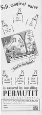 PERMUTIT WATER SOFTENERS Vintage Advertisement 1938