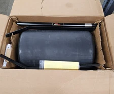 Brinly PRC-242BH-A Tow-Behind 28 gal. Push or Tow Poly Lawn Roller, Heavy-Duty