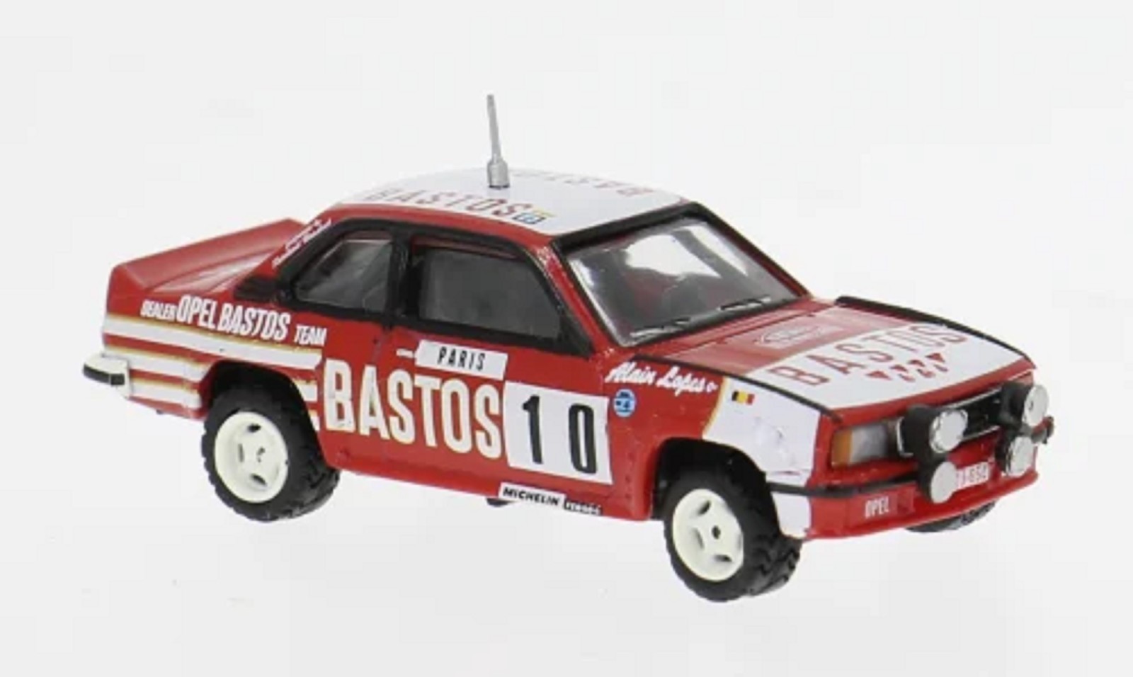 Brekina 1:87 H0 20776 Opel Ascona B i400, Rallye Monte Carlo, 1982, #10 NEU OVP