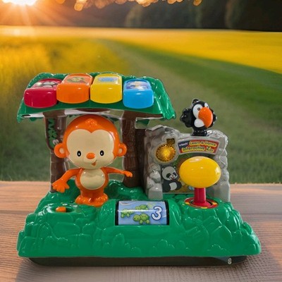 Vtech Learn and Dance Interactive Zoo Monkey Animals WORKS! 