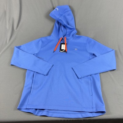 Zero Restriction Golf Hoodie TKO Chest Logo Medium Pacific Blue NWT MSRP $200