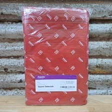 Square Tablecloth 85 x 85 Inch Burnt Orange Table Cloth Gee Di Moda Palette