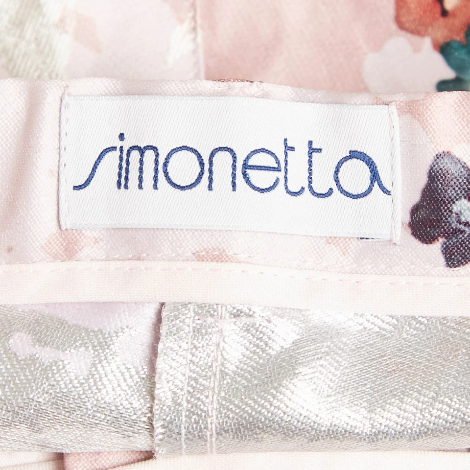 Pantalón Jacquard Simonetta Niños Rosa Floral 6 Años Foto 4 de 4