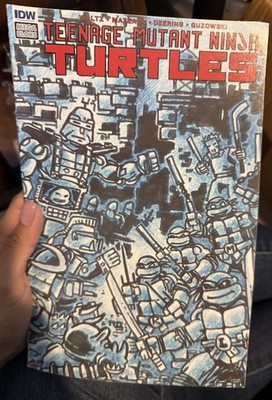 IDW Teenage Mutant Ninja Turtles Hardcover Graphic Novel Waltz Mazzara Deering