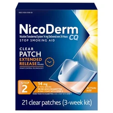 CQ Nicotine Patches to Help Stop Smoking with Behavioral Support Program, 14m...