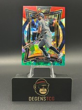 2025 Select RED & GREEN Cracked Ice PRIZM #45 Austin Wells