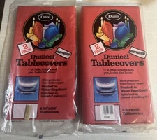 Duni Dunicel Tablecover Red 3-Pack Table Cloth 50" x 108" Heavyweight