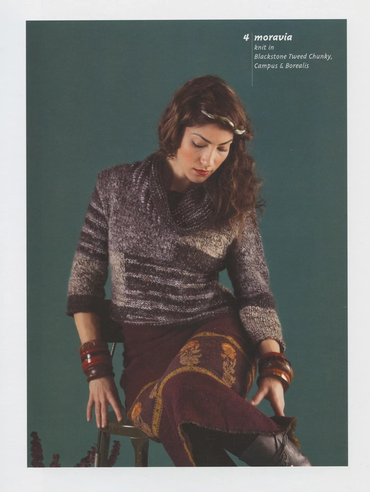 Bohemian Mix - Berroco Knitting Pattern Book #315 - 9 Designs for Women - Image 3 of 4