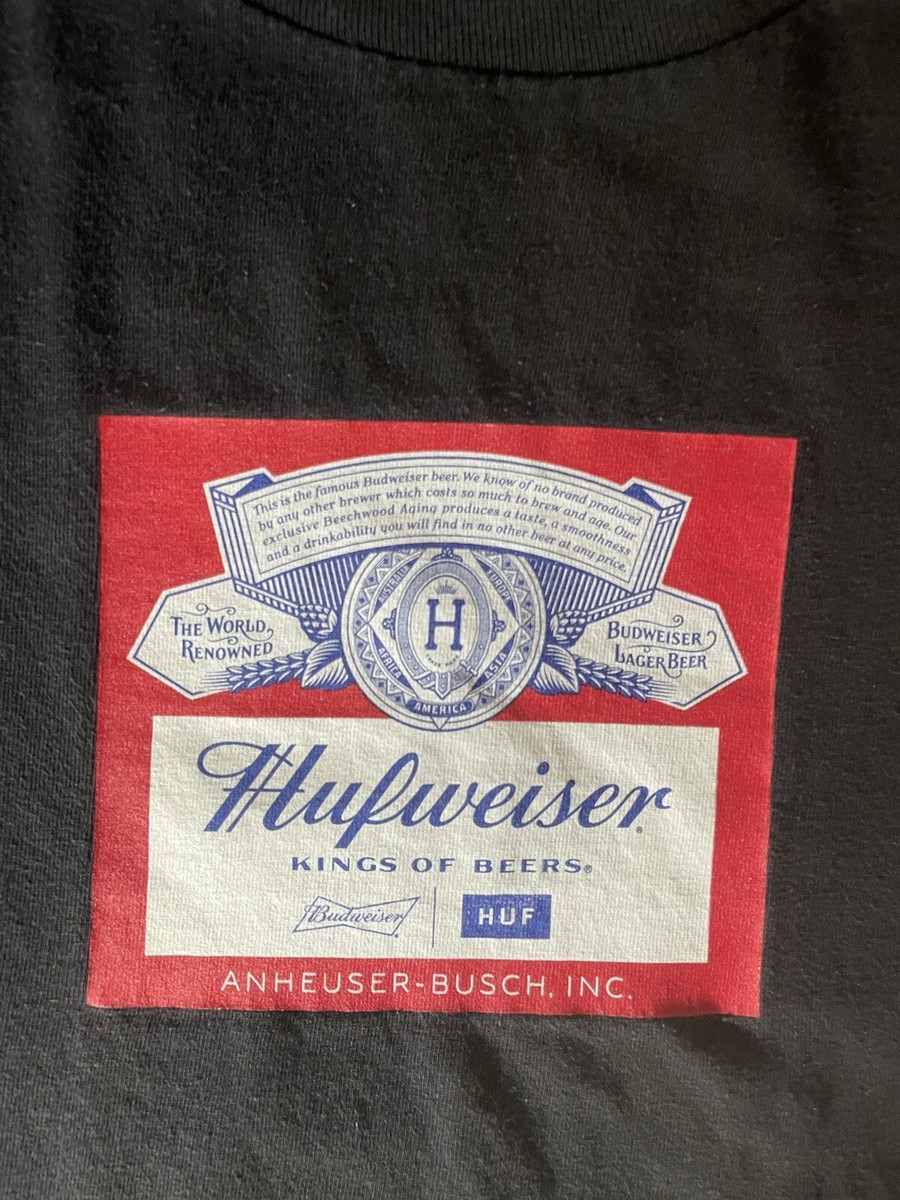 Hufweiser Huf Budweiser Skateboarding Long Sleeve Graphic Shirt