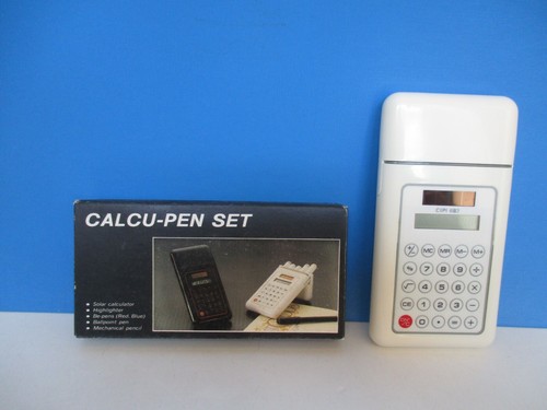 ORIGINALE CALCOLATRICE LCD CIPI 682 +5 PENNE G & T ANNI '80 - Imagen 3 de 4