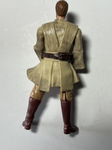 Figura de acción suelta Star Wars Rots #27 Obi-Wan Kenobi Jedi Kick Hasbro 2005 - Imagen 3 de 4