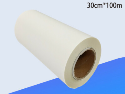 30cm x 100m Heat Transfer  PET Film Paper Roll for A3 DTF Printer  1roll /pack